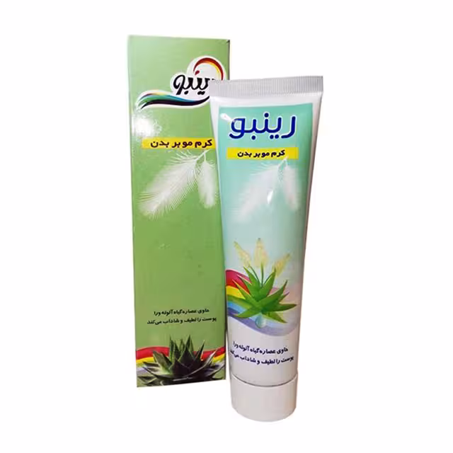 کرم موبر بدن رینبو 100 میلی لیتری