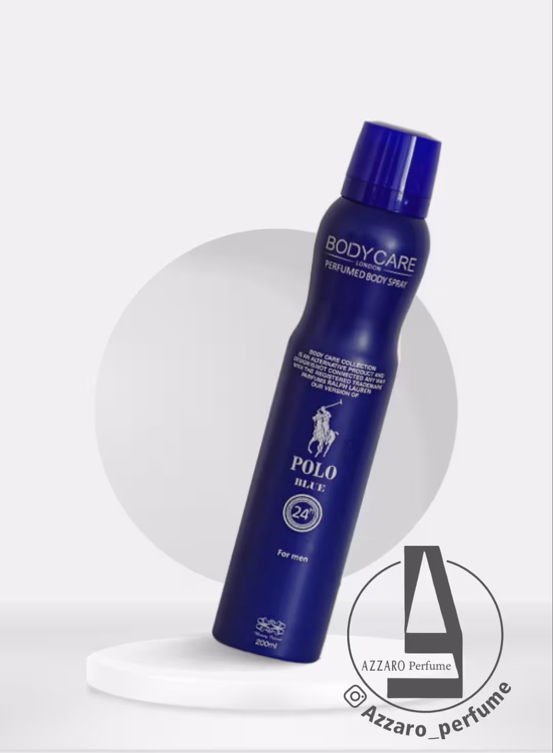 اسپری بدن مردانه بادی کر رایحه پولو آبی حجم 200 میل