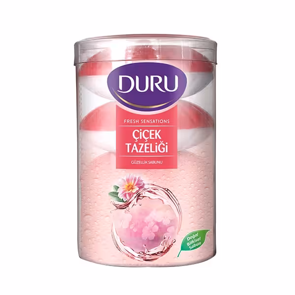 صابون دورو لیوانی با رایحه گل های بهاری بسته 4 عددی