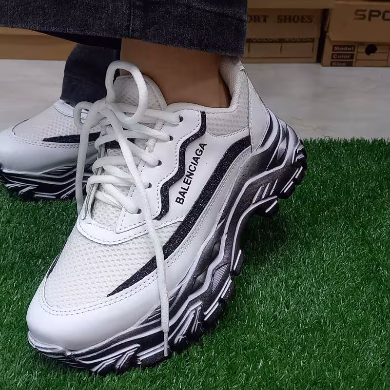 کتونی دخترانه زنانه برند بالانسیگا لژ6سانت زیره پیو رویه کفش راشل مناسب پیاده روی و  ورزش بسیار سبک  قالب استاندارد 