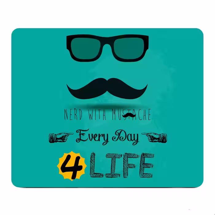 پد موس - پد ماوس  طرح Mustache مدل W11