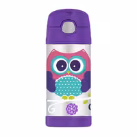بطری فلزی نوشیدنی ترموس مدل owls