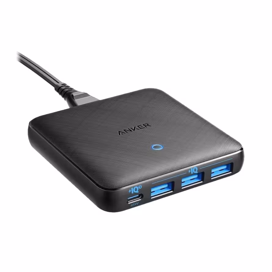 هاب شارژ 4 پورت 65 وات انکر Atom III Slim A2045