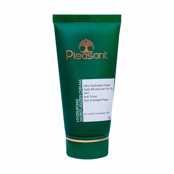 کرم مرطوب کننده پوست چرب و مختلط پلزنت 50 میلی لیتر | Pleasant hydrating moisturizer cream for oily and combination skin