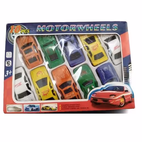 ماشین کوچک پلاستیکی بسته 10 عددی