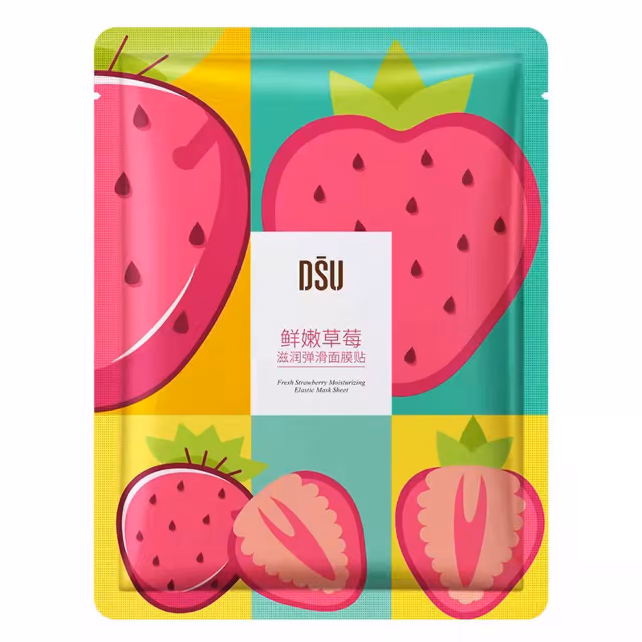 ماسک صورت ورقه ای مرطوب کننده توت فرنگی DSU