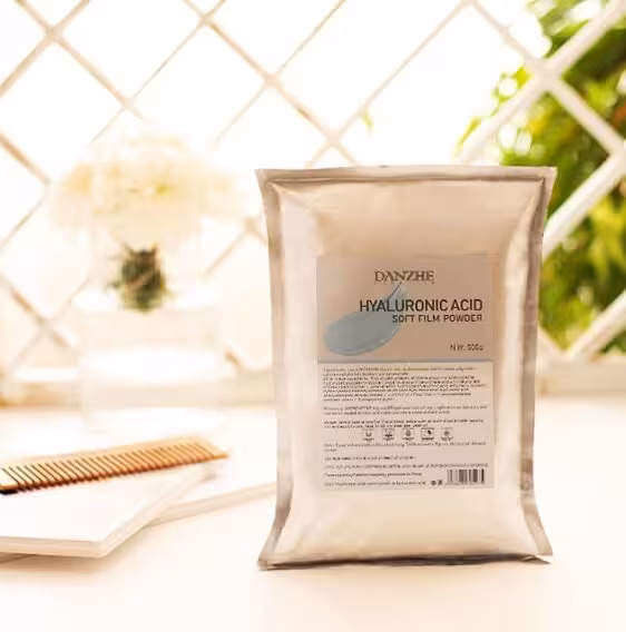 ماسک پودری پیلاف لاتکسی هیالورونیک اسید بهبود خشکی و کم آبی پوست دانژه  danzhe hyaluronic acid soft film powder