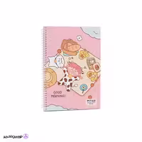 دفتر دوخط زبان 60 برگ کد317 pitico