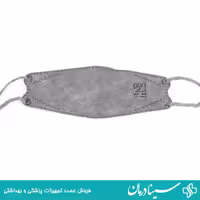 خرید ماسک فست خاکستری بزرگسال 3 بعدی بسته 50 عددی