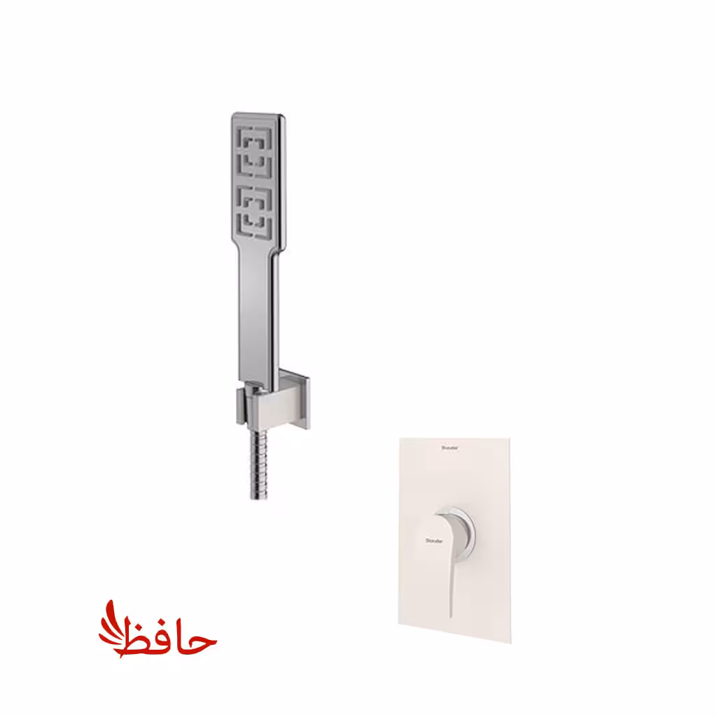 شیر حمام توکار شودر مدل رومر پلاس شیری کروم تیپ 2 BRASS