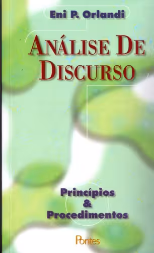 خرید و دانلود نسخه کامل کتاب Análise de discurso: princípios e procedimentos