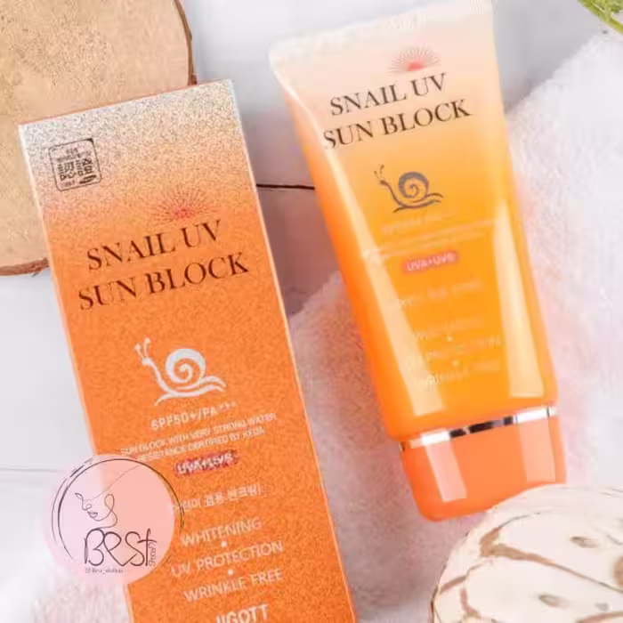 ضدآفتاب شیمیایی حلزون برند ژیگات با SPF 50