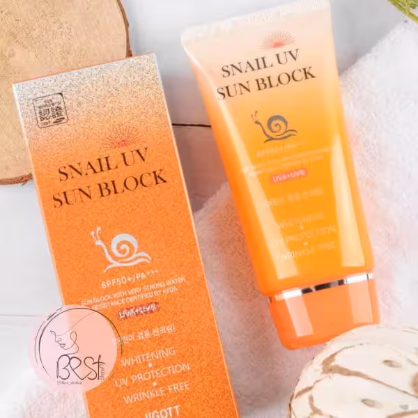 ضدآفتاب شیمیایی حلزون برند ژیگات با SPF 50