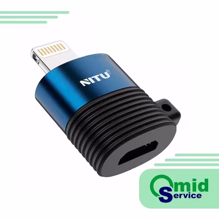 مبدل USB-C به لایتنینگ، برند نیتو مدل NT-CN12، شارژ سریع