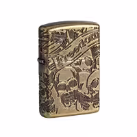 فندک زیپو اصل 49035 | Zippo Freedom Skull Design