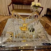 رحل قرآن طلایی با اویز  کریستال کاردی