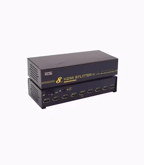 اسپلیتر HDMI V1.4 کی نت پلاس 8 پورت مدل KP-SPHD1408