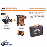 اره گرد بر و میخکوب شارژی آاگ مدل B18N18LI-201C+BKS18-0 - ابزار یراق