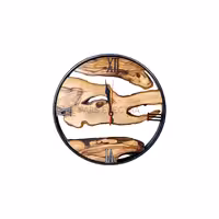 ساعت چوبی لانترن 40 سانت