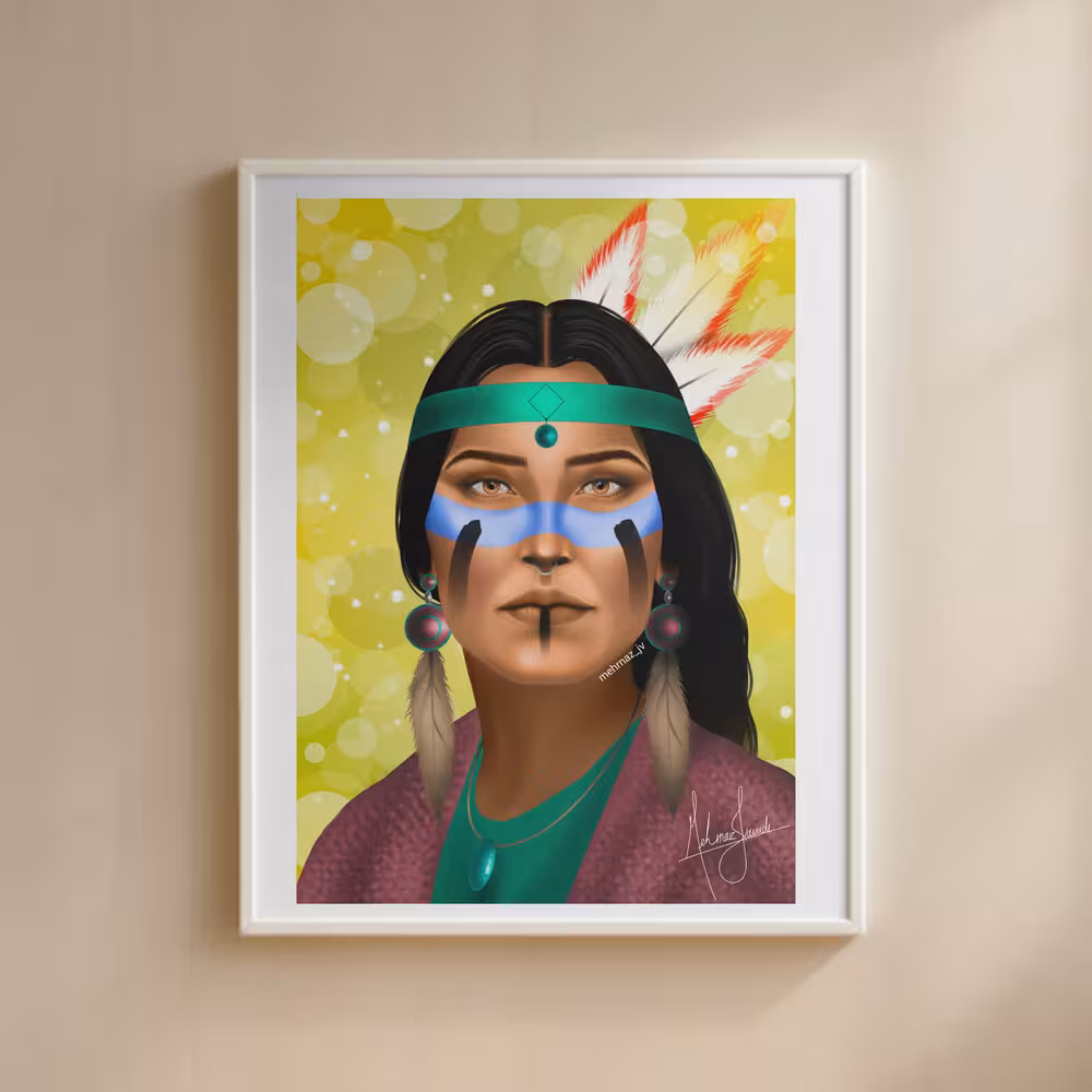 پرتره زن سرخپوست🪶— نسخه انحصاری