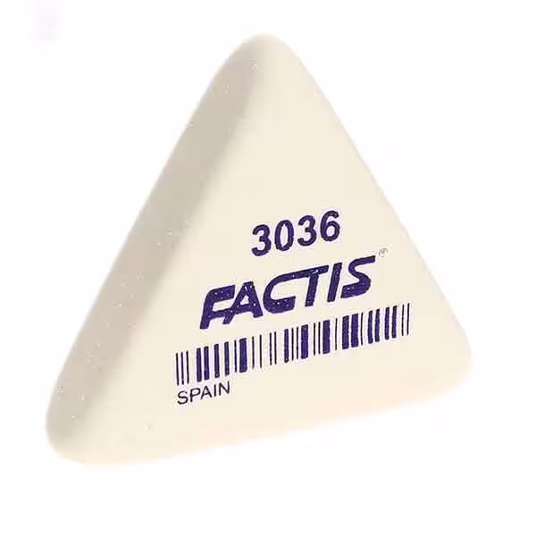 پاک کن فکتیس سفید مثلثی 3036 کوچک