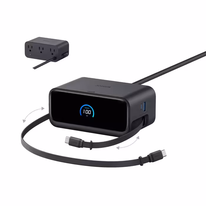 شارژر رومیزی 100 وات انکر مدل Anker Nano Charging Station A91C8
