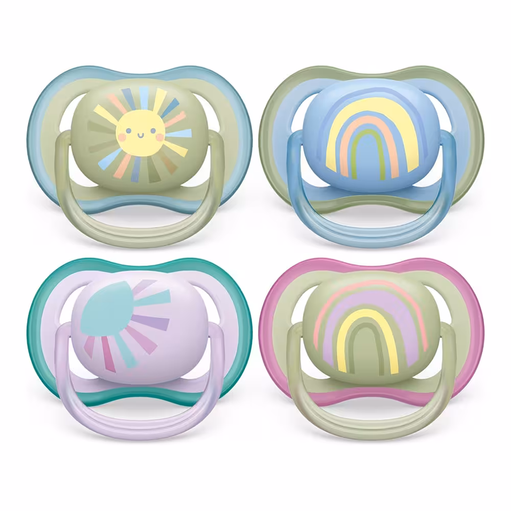 پستانک ارتودنسی 6-0 ماه فیلیپس اونت Philips Avent بسته دو عددی کد SCF085/30