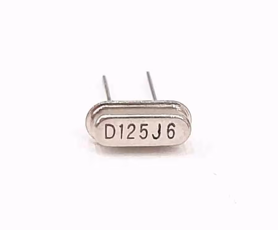 کریستال D125j6MHZ پایه دار، بسته بندی HC-49U