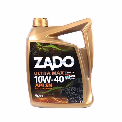 روغن موتور 10W-40 زادو مدل الترا مکس SN حجم 4 لیتر