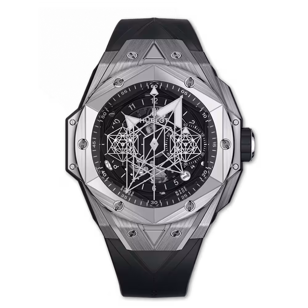 ساعت مچی مردانه هابلوت Hublot Unico Sang Bleu2Titanium 1981H