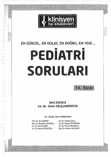 خرید و دانلود نسخه کامل کتاب Pediatri Soruları Kitabı