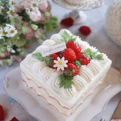 قالب کیک به گز مدل مربع گرانیتی کد 20