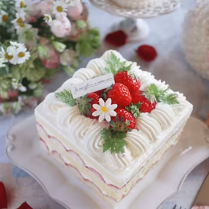 قالب کیک به گز مدل مربع گرانیتی کد 20