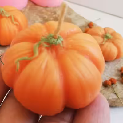 قالب شمع مدل کدو گرد دم دار