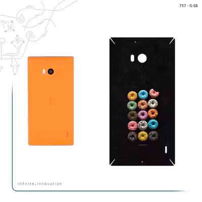 برچسب پوششی ماهوت مدل Doughnut مناسب برای گوشی موبایل نوکیا Lumia 930