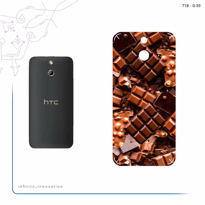 برچسب پوششی ماهوت مدل Chocolate مناسب برای گوشی موبایل اچ تی سی One E8