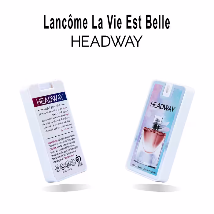 عطر جیبی هدوی مدل لانکوم لاویه بل و سیلورسنت حجم 45 میلی لیتر مجموعه 2 عددی