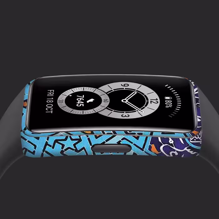 برچسب ماهوت طرح Iran Tile7 مناسب برای ساعت هوشمند هوآوی band 6