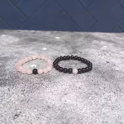 دستبند ناماسته مدل ست اونیکس و کوارتز کد 97 بسته 2 عددی