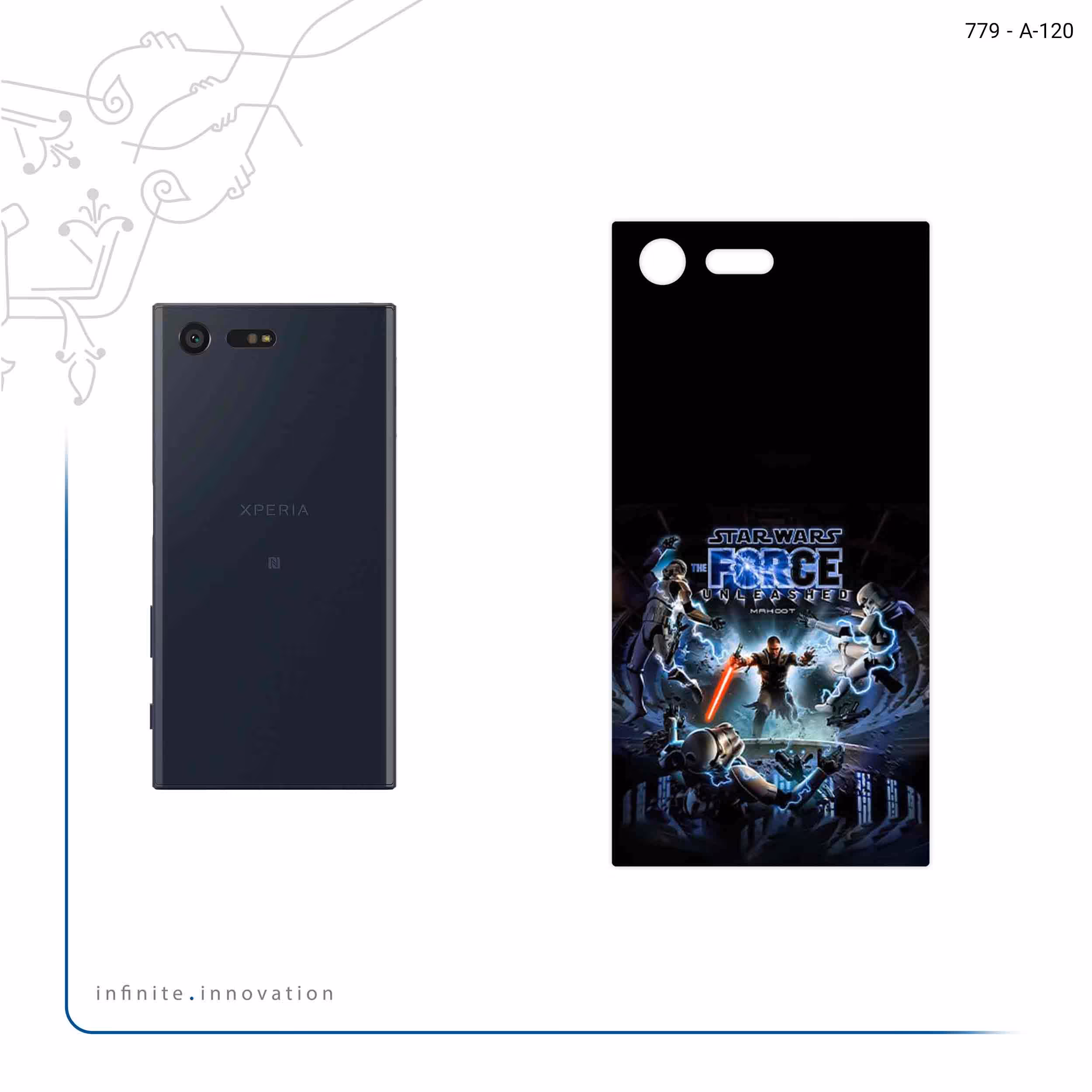 برچسب پوششی ماهوت مدل Star Wars Game Series مناسب برای گوشی موبایل سونی Xperia X Compact