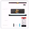 برچسب پوششی ماهوت مدل Guitar-Instrument مناسب برای تبلت سونی Xperia Z2 Tablet LTE 2014