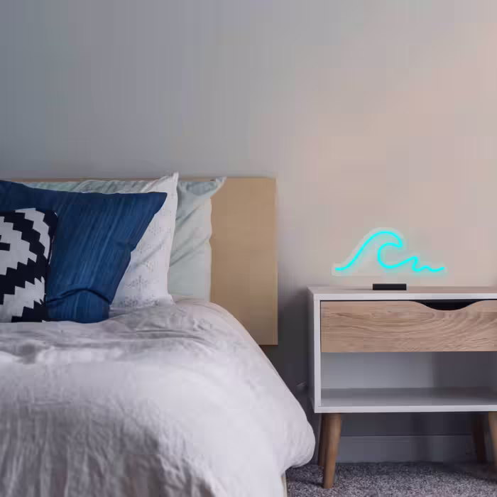 چراغ رومیزی مدل ریموت دار WAVE-GL_TBL-GLASS