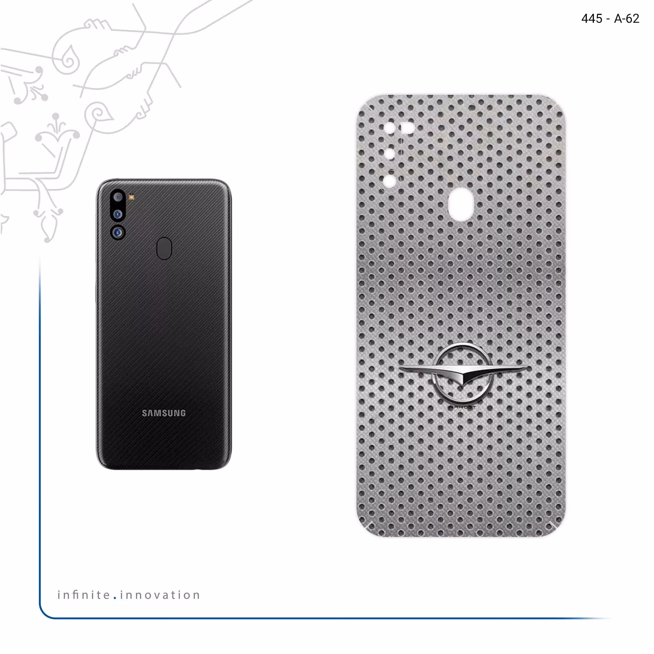 برچسب پوششی ماهوت مدل Haima مناسب برای گوشی موبایل سامسونگ Galaxy M21 (2021) Edition