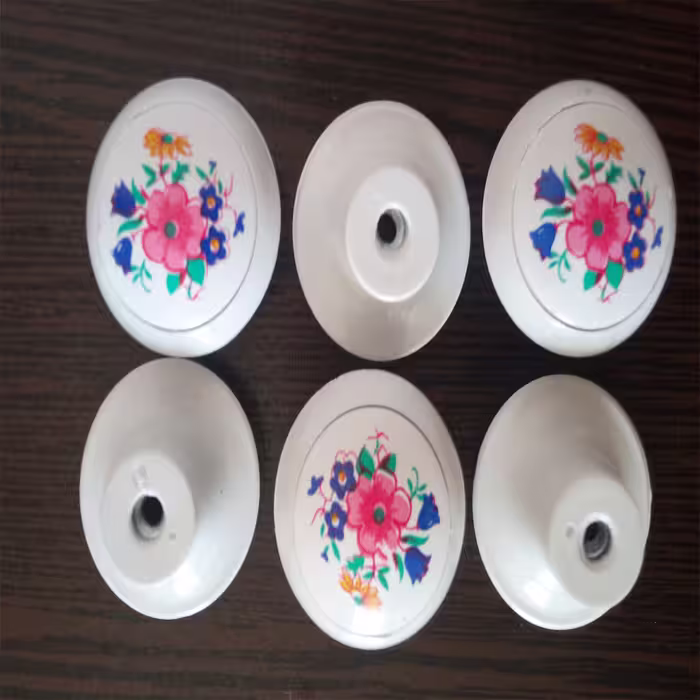 دستگیره کابینت مدل گل بسته 6 عددی