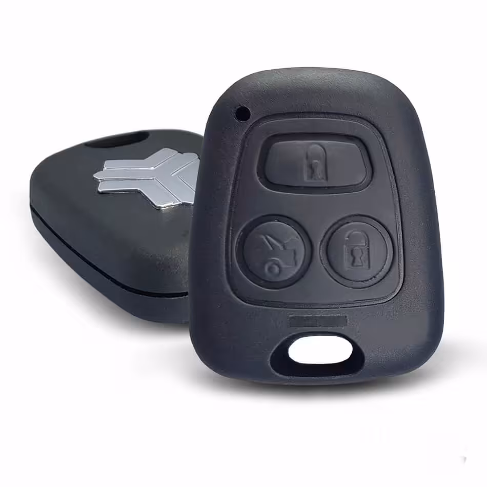 قاب ریموت و سوییچ خودرو چیکال مدل P-420 مناسب برای پراید