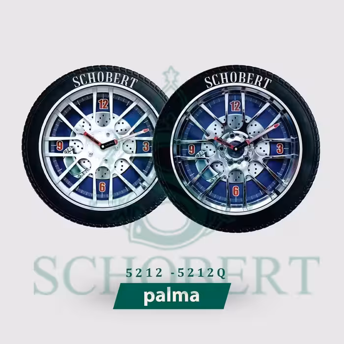 ساعت دیواری شوبرت مدل 5212 طرح تایر