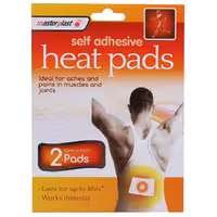 پد ضد درد حرارتی مستر پلاست Master Plast مدل Heat Pads بسته 2 عددی
