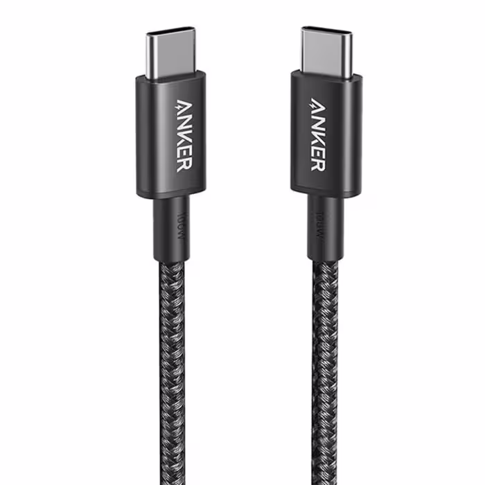 کابل شارژ USB-C به USB-C انکر مدل Ultra-Durable A8752H11 طول 0.9 متر توان 60 وات
