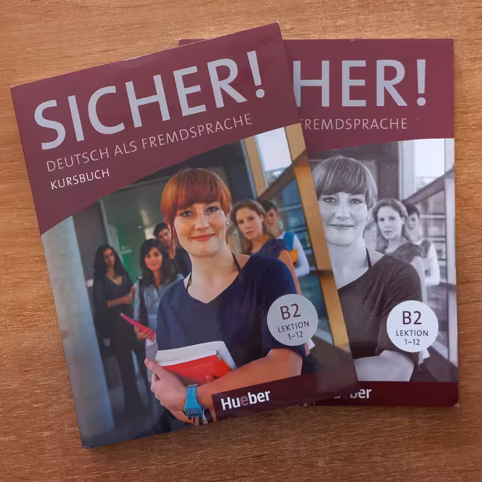 کتاب زبان آلمانی زیشا Sicher B2 به همراه کتاب کار و cd