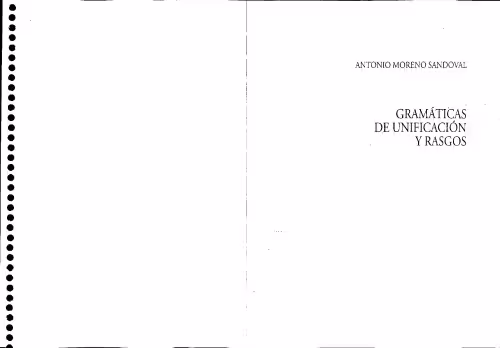 خرید و دانلود نسخه کامل کتاب Gramáticas de unificación y rasgos